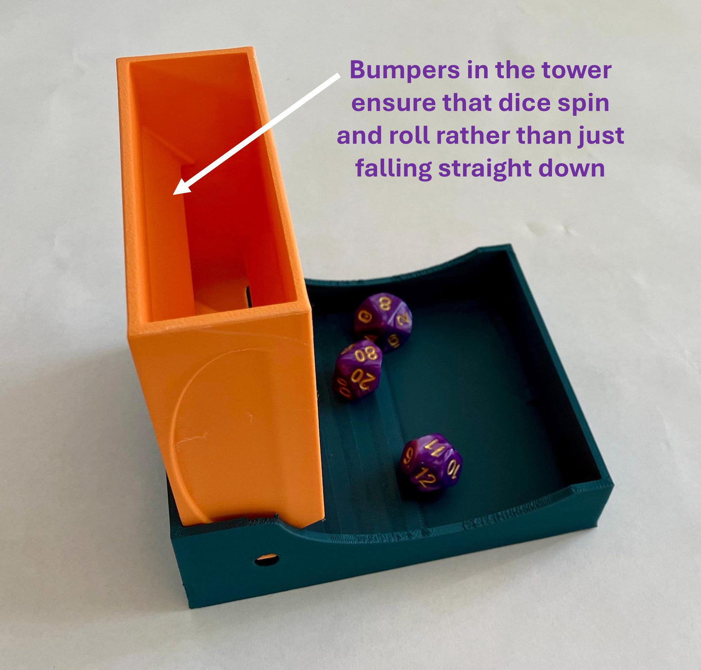 Folding Dice Tower