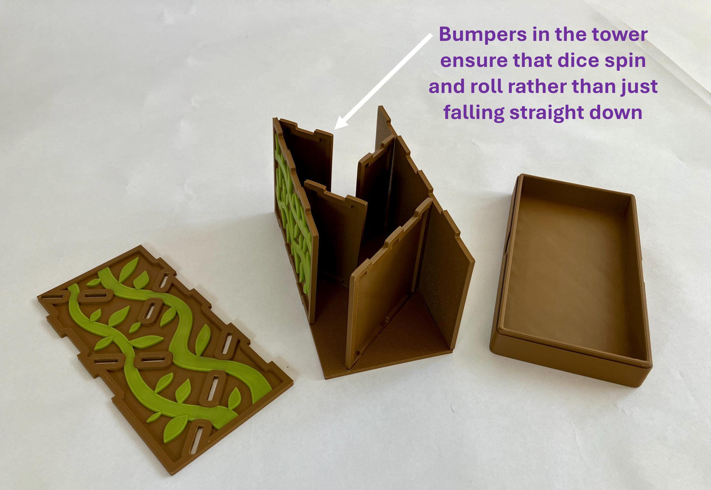 Flat-Pack Dice Tower