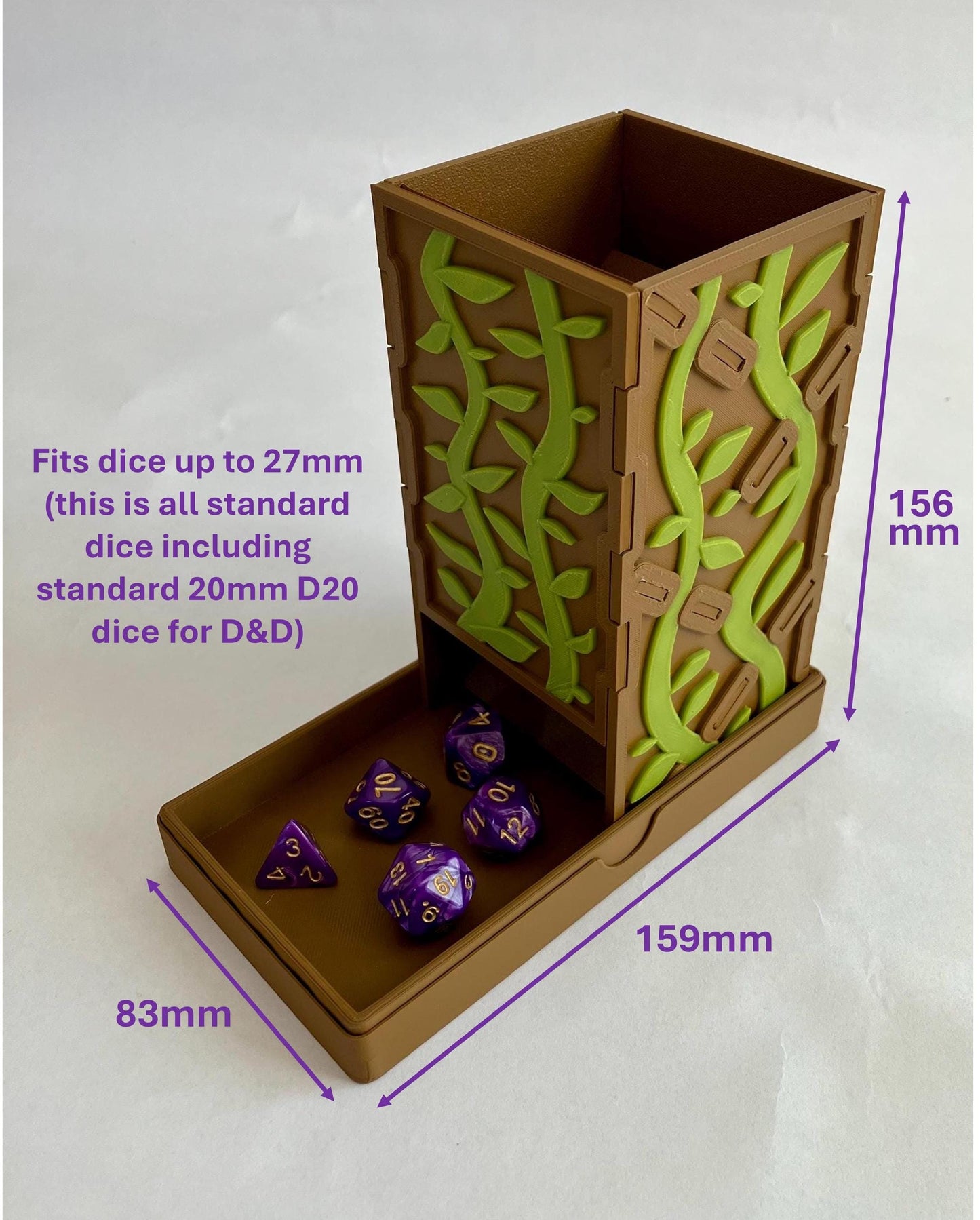 Flat-Pack Dice Tower