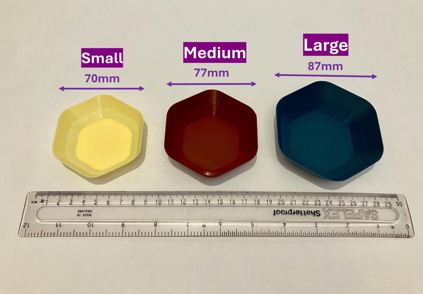 Hexagonal Stackable Token Trays