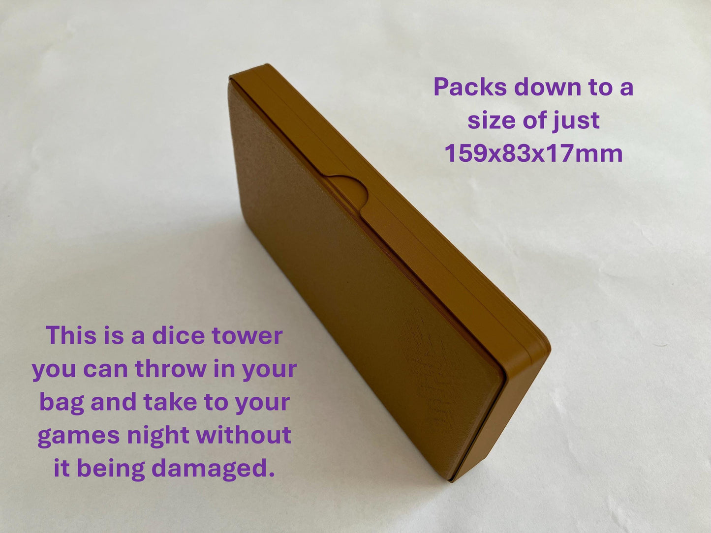 Flat-Pack Dice Tower
