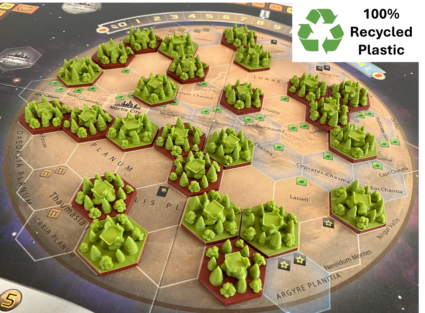 Terraforming Mars Forest Tiles