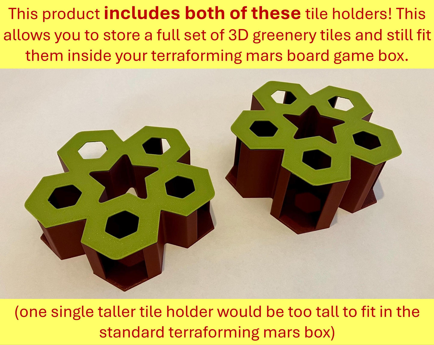 Terraforming Mars 3D Forest Tile Holders (set of 2)