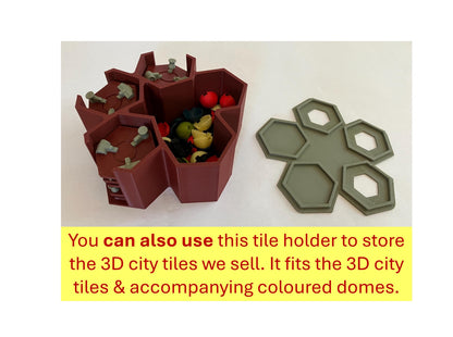 Terraforming Mars Tile and Cube Holder