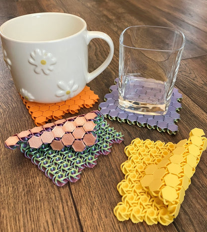 Flexible Fidget Coaster