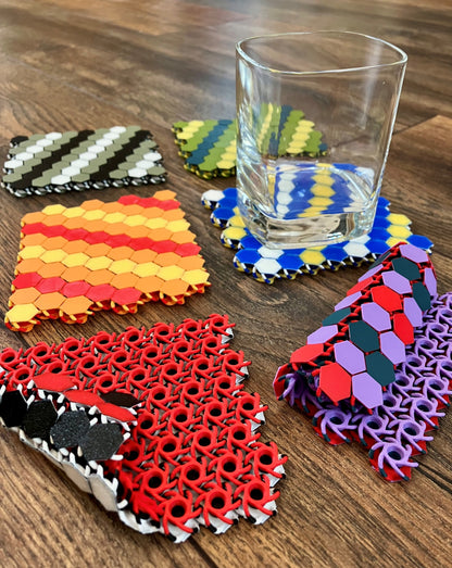 Flexible Fidget Coaster