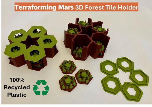 Terraforming Mars 3D Forest Tile Holders (set of 2)