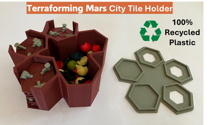 Terraforming Mars 3D City Tile Holder