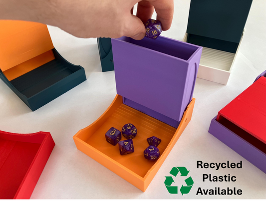 Folding Dice Tower