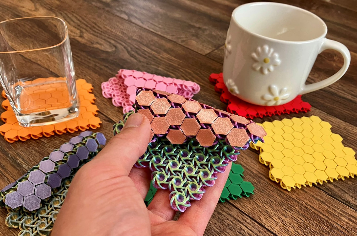 Flexible Fidget Coaster