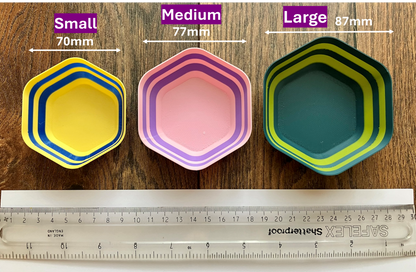 Striped Stackable Token Trays