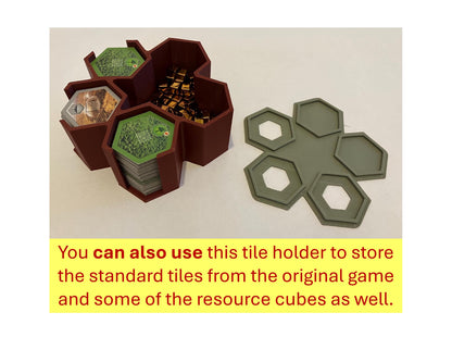 Terraforming Mars 3D City Tile Holder