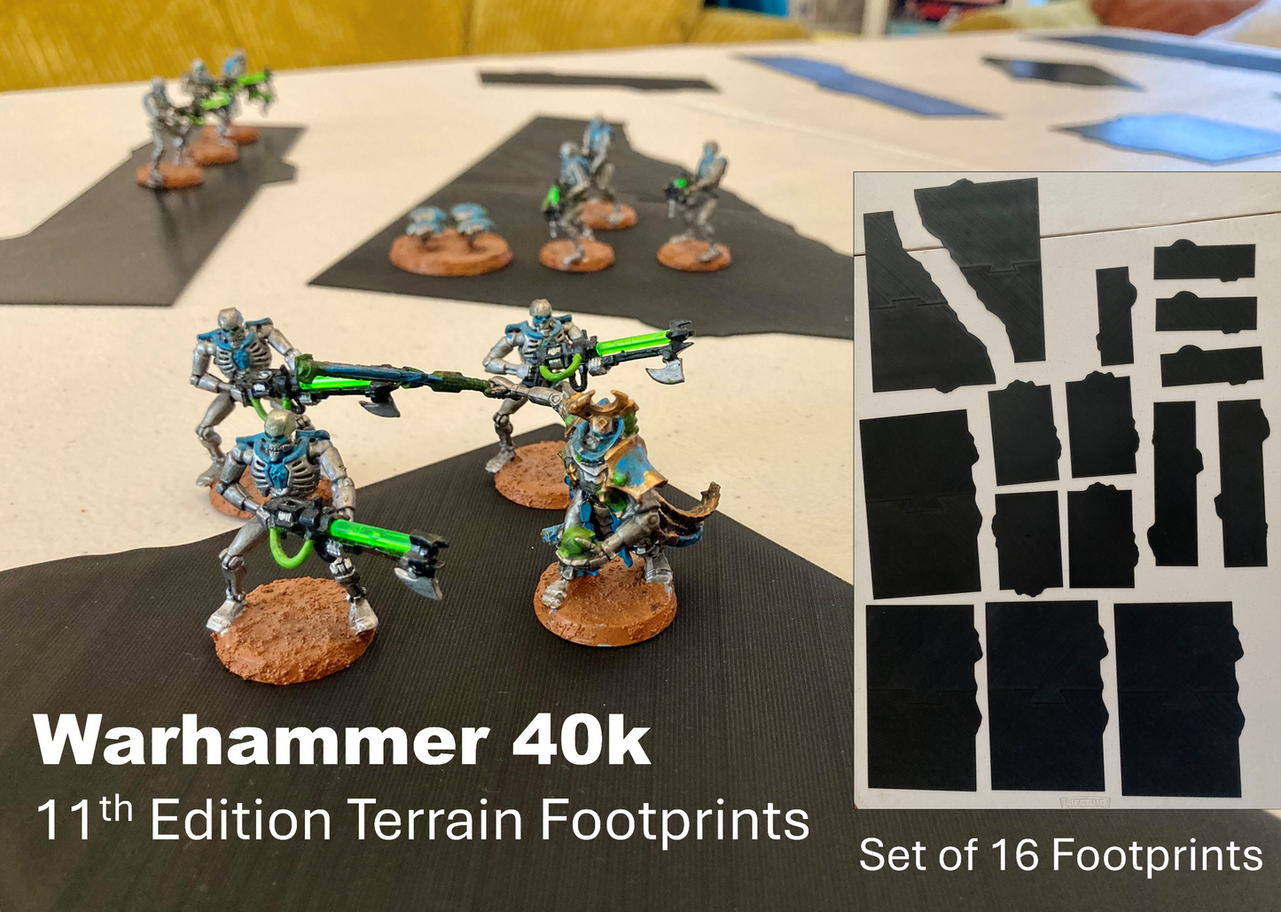 11th Edition Terrain Footprints for Warhammer 40k
