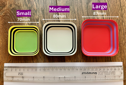 Striped Stackable Token Trays